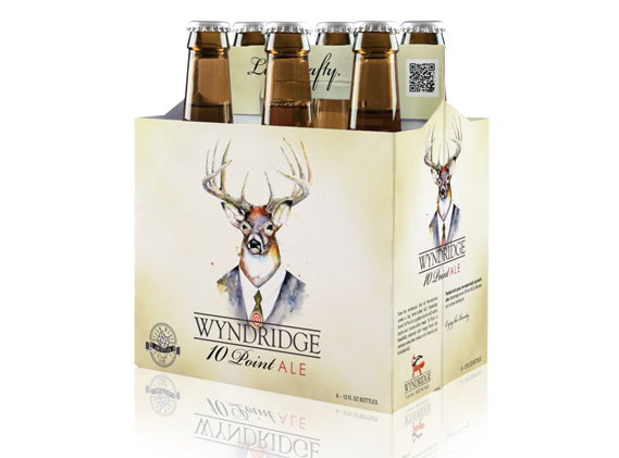 10-Point Ale 6-Pack Package Design