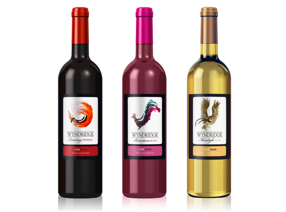 Wyndridge Wine Label Design
